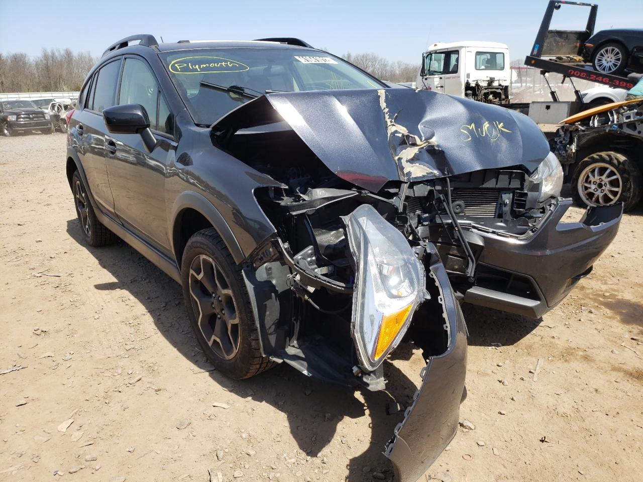 SUBARU XV CROSSTR 2015 with VIN JF2GPADC9F8320594 - Photo from auction