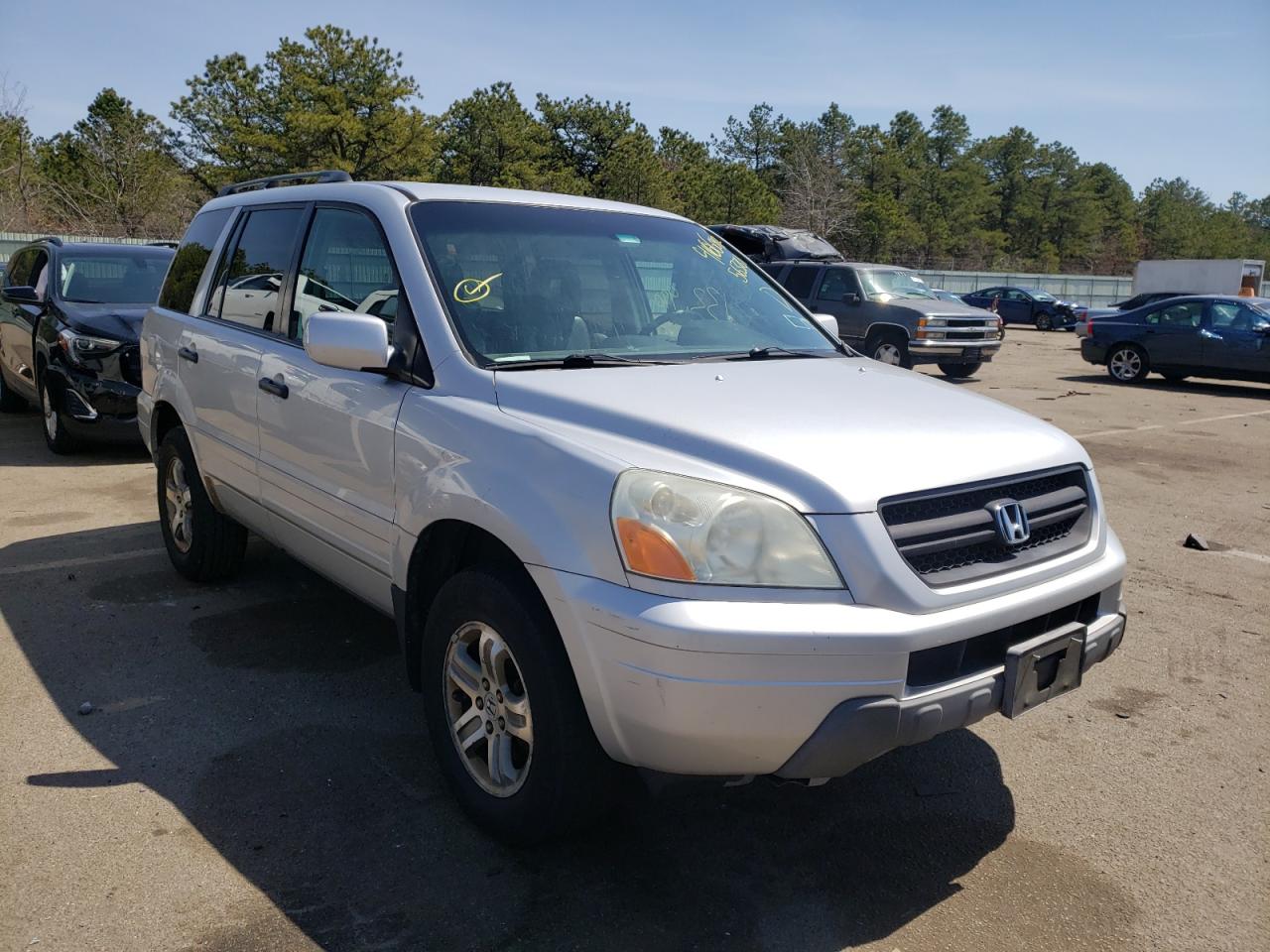 Photo 1 from auction – 2003 HONDA PILOT EXL with VIN 2HKYF18523H563761