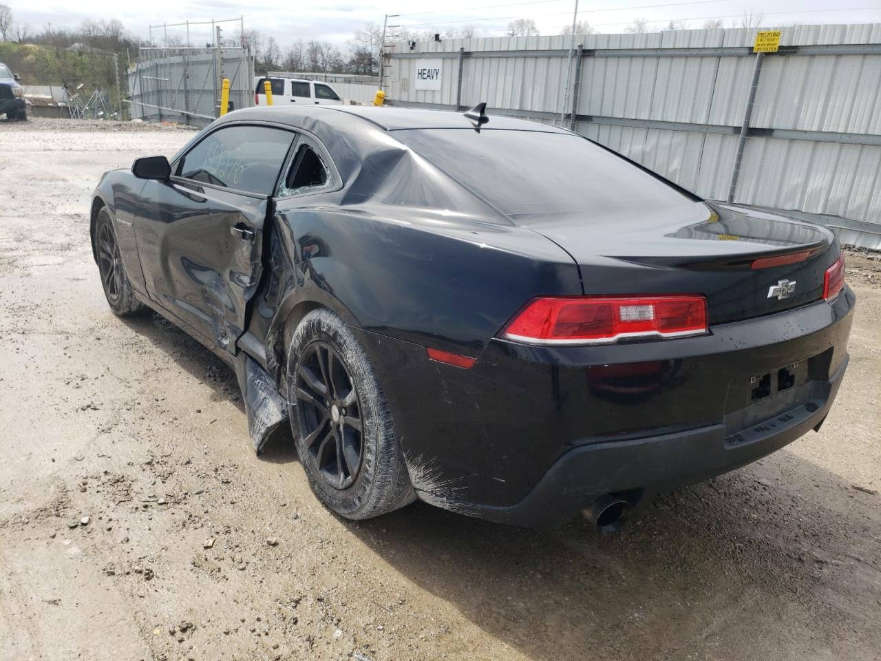 Photo 3 from auction – 2014 CHEVROLET CAMARO LT with VIN 2G1FB1E34E9162085