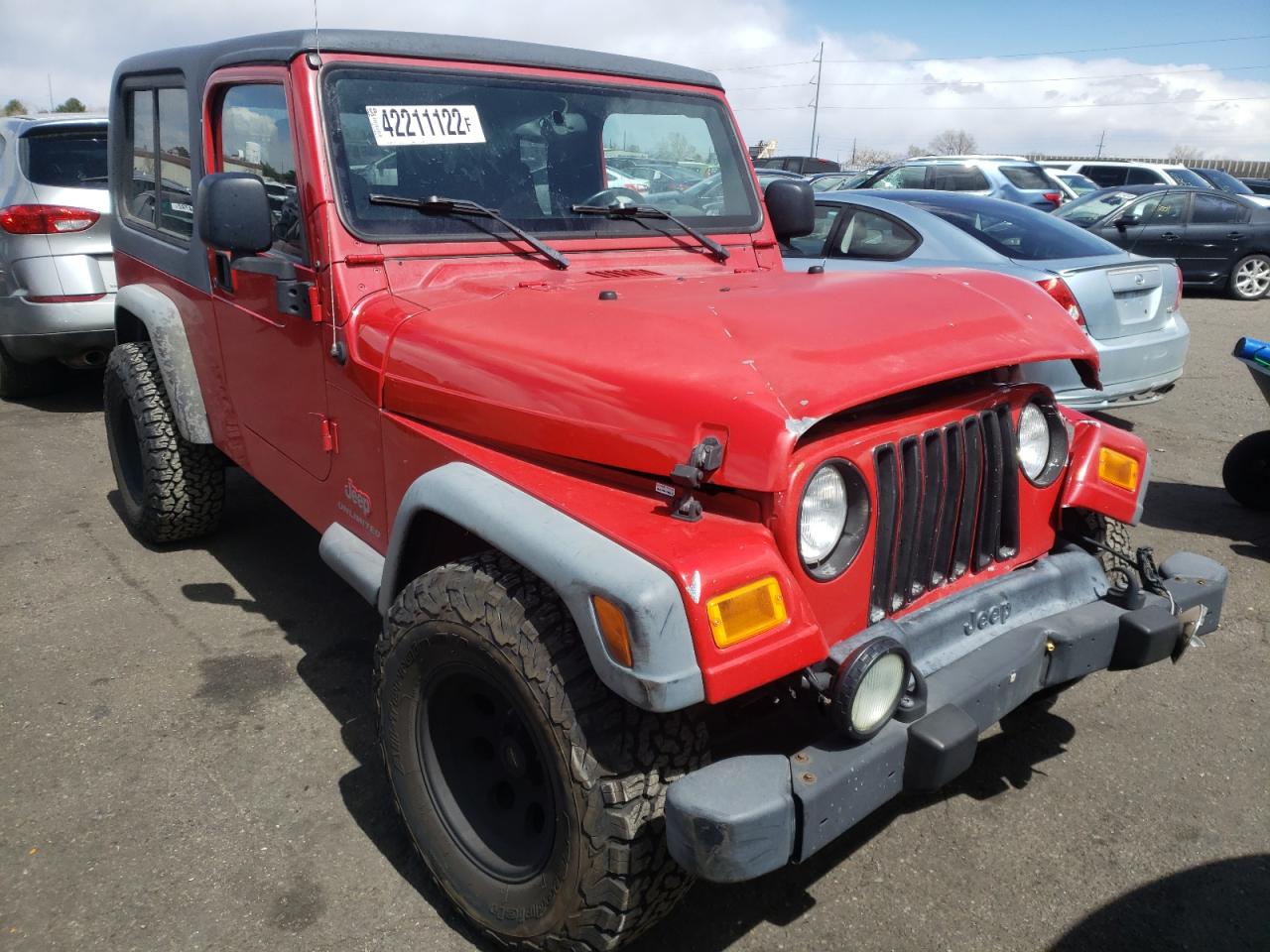 JEEP WRANGLER / 2004 with VIN 1J4FA49SX4P799425 - Photo from auction