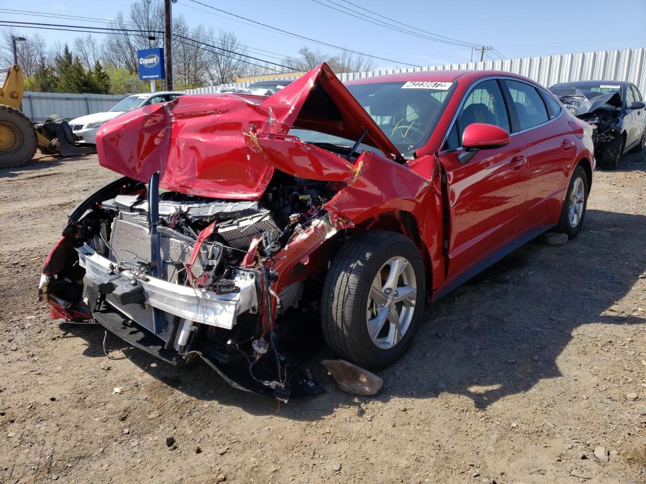 Photo 2 from auction – 2021 HYUNDAI SONATA SE with VIN 5NPEG4JA6MH077660