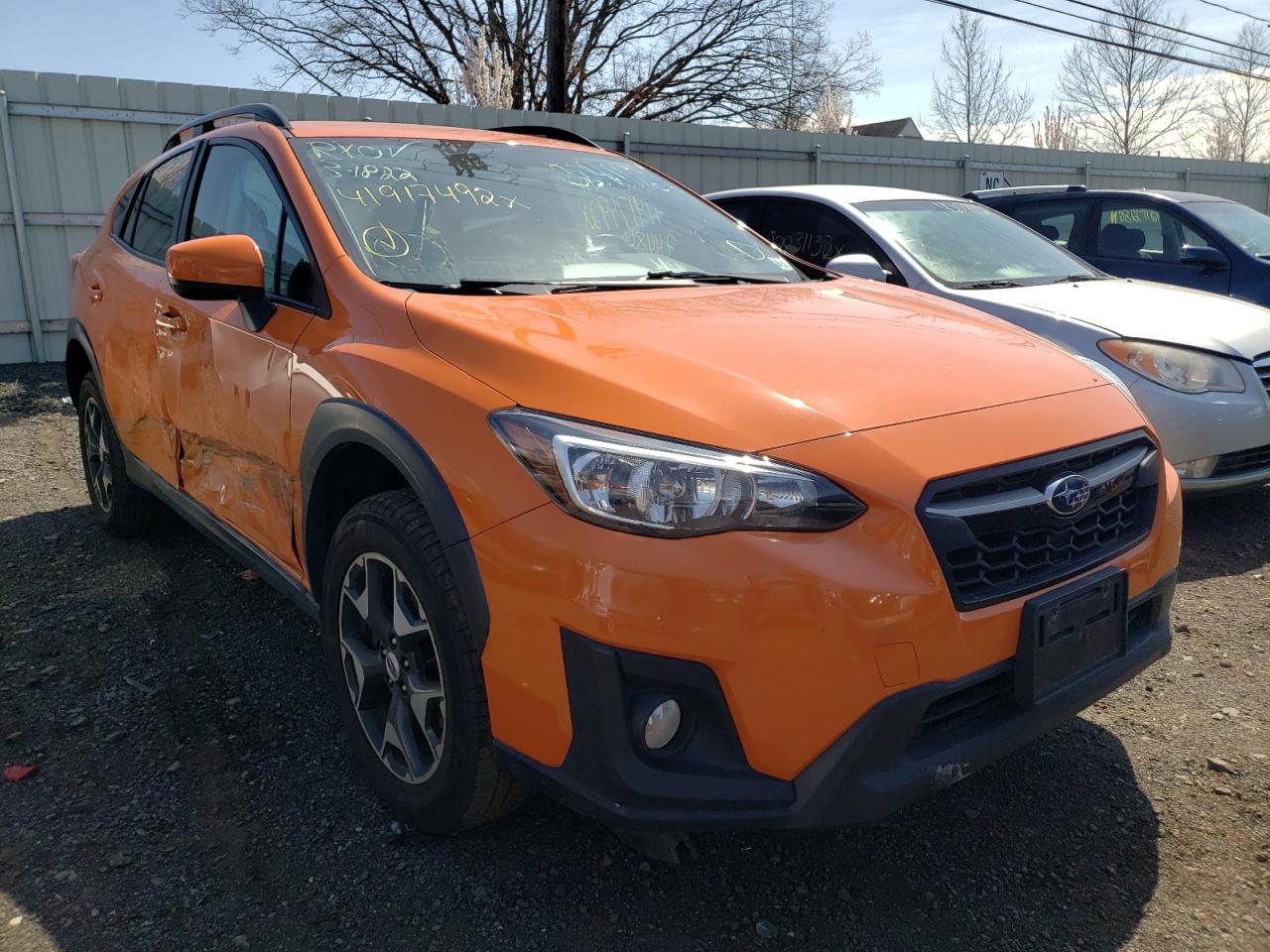 SUBARU CROSSTREK 2018 with VIN JF2GTABC9JH260582 - Photo from auction