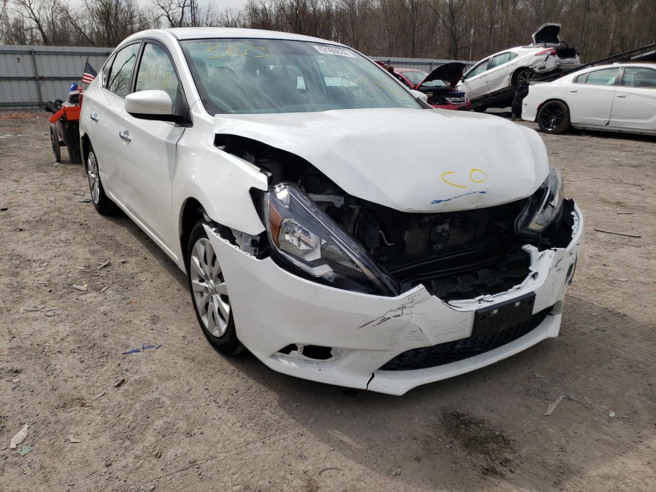 NISSAN SENTRA S 2017 with VIN 3N1AB7AP3HY303944 - Photo from auction
