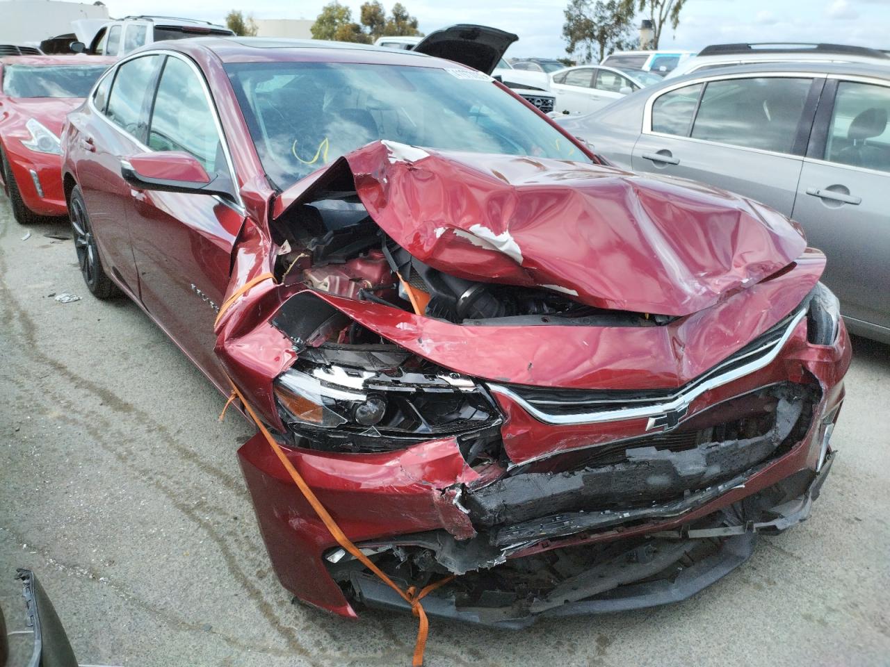 CHEVROLET MALIBU LT 2018 with VIN 1G1ZD5ST3JF166794 - Photo from auction
