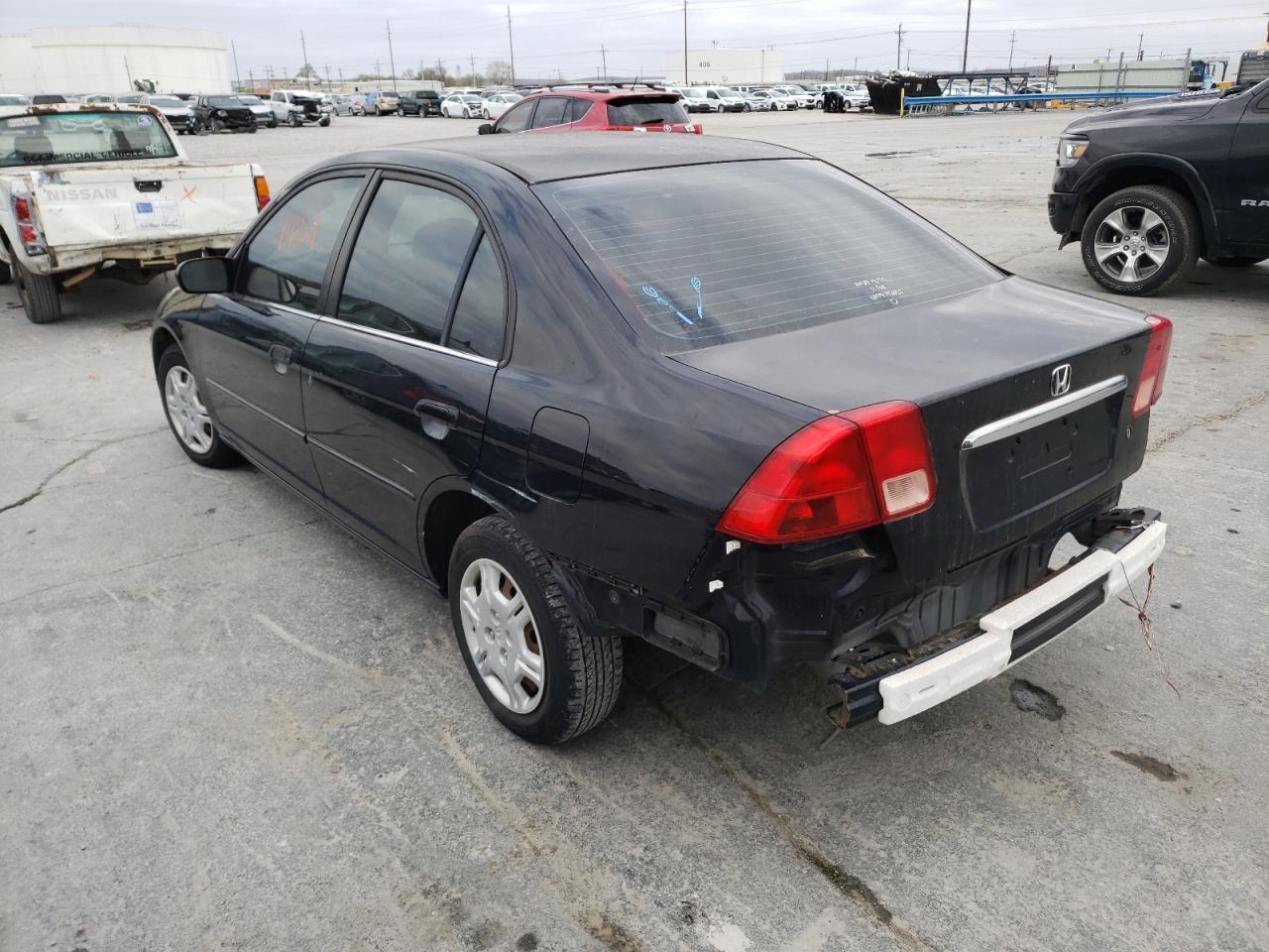 Photo 3 from auction – 2002 HONDA CIVIC LX with VIN 1HGES16602L058291