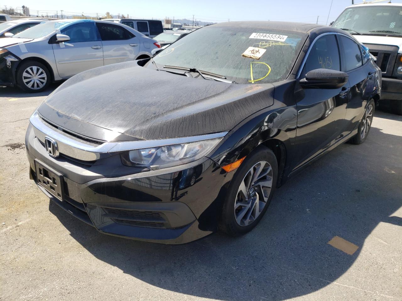 Photo 2 from auction – 2017 HONDA CIVIC EX with VIN 2HGFC2F7XHH510429