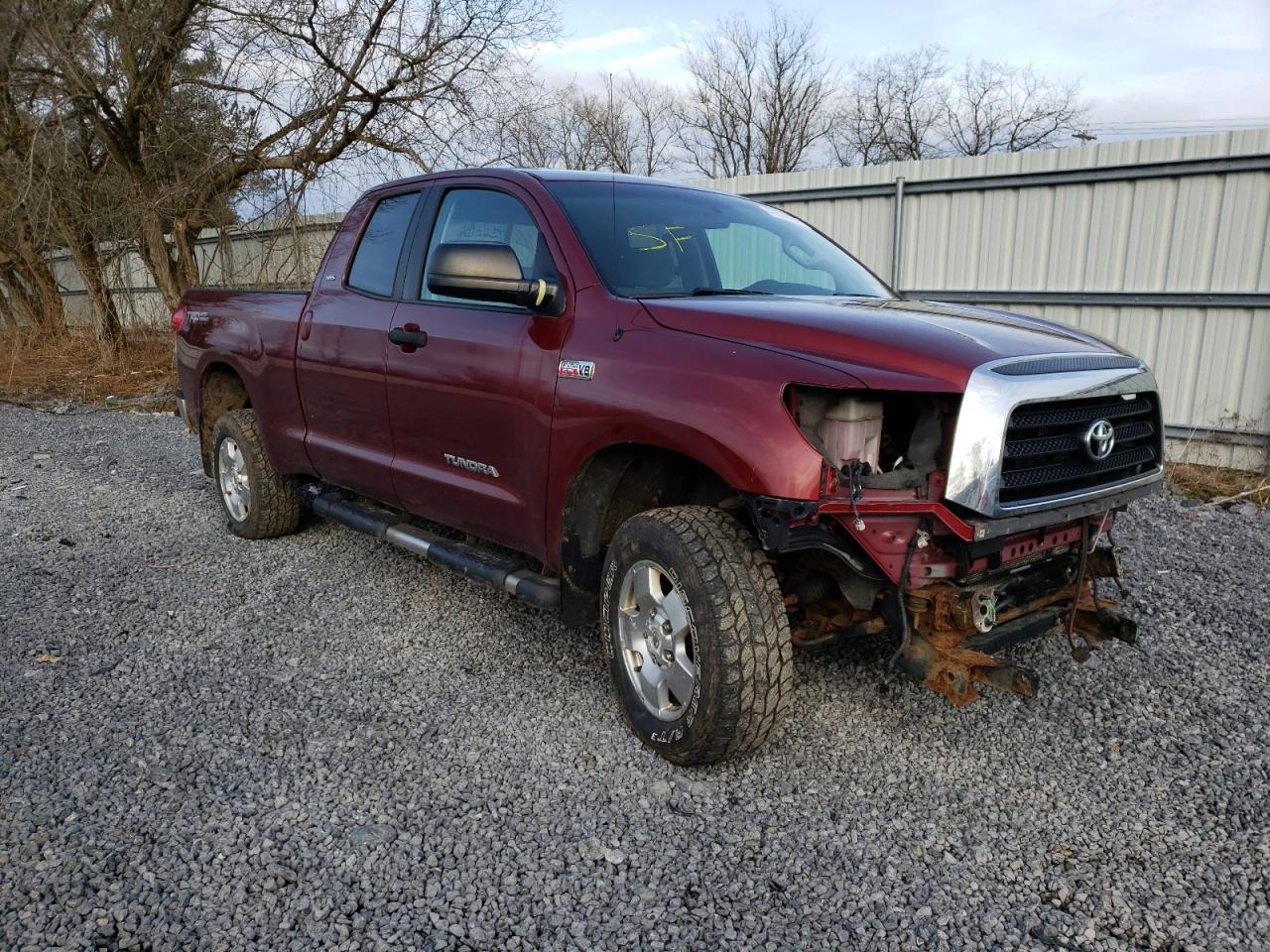 TOYOTA TUNDRA DOU 2007 with VIN 5TBBV54167S483648 - Photo from auction
