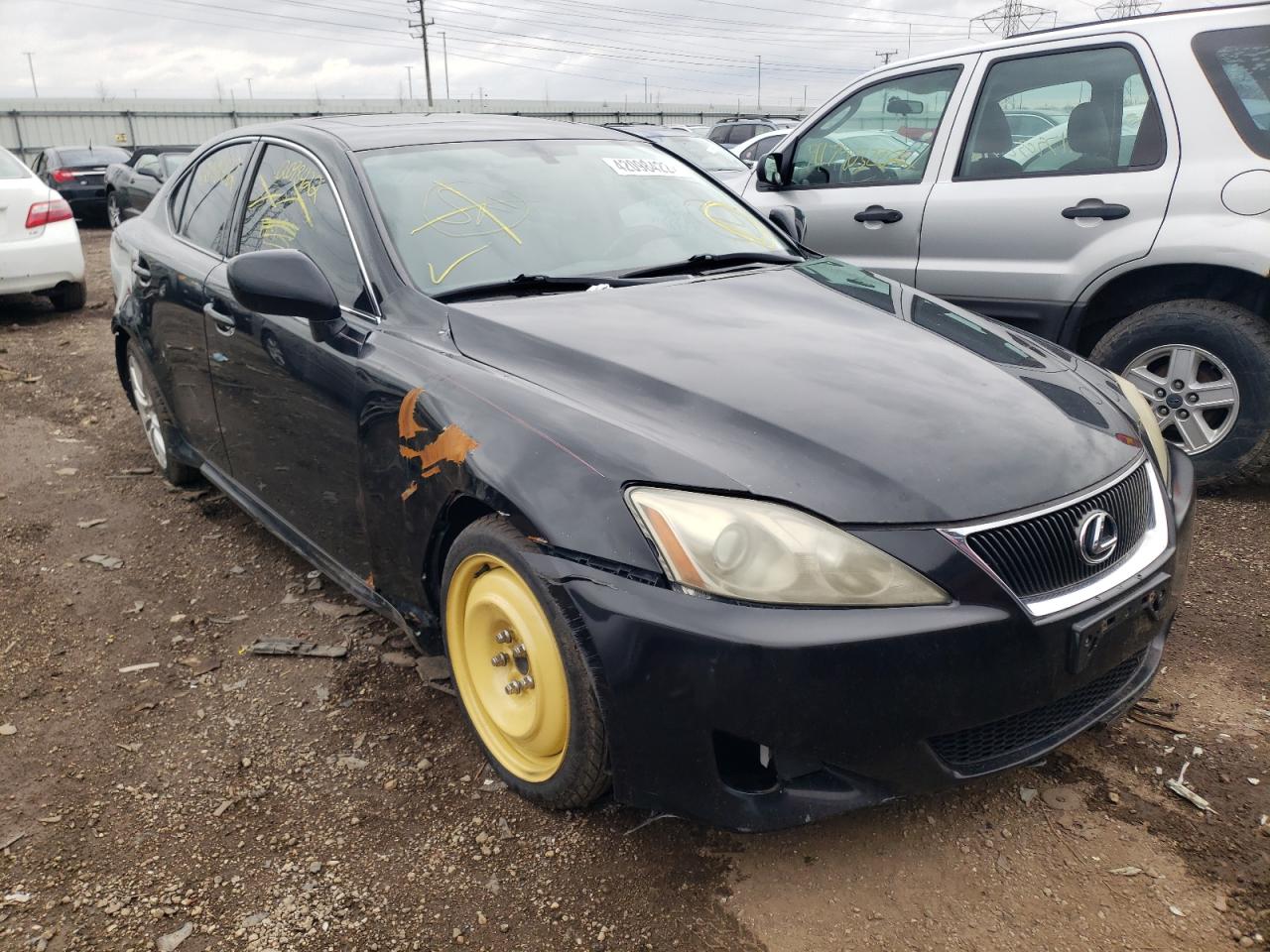LEXUS IS 250 2008 with VIN JTHBK262585058352 - Photo from auction