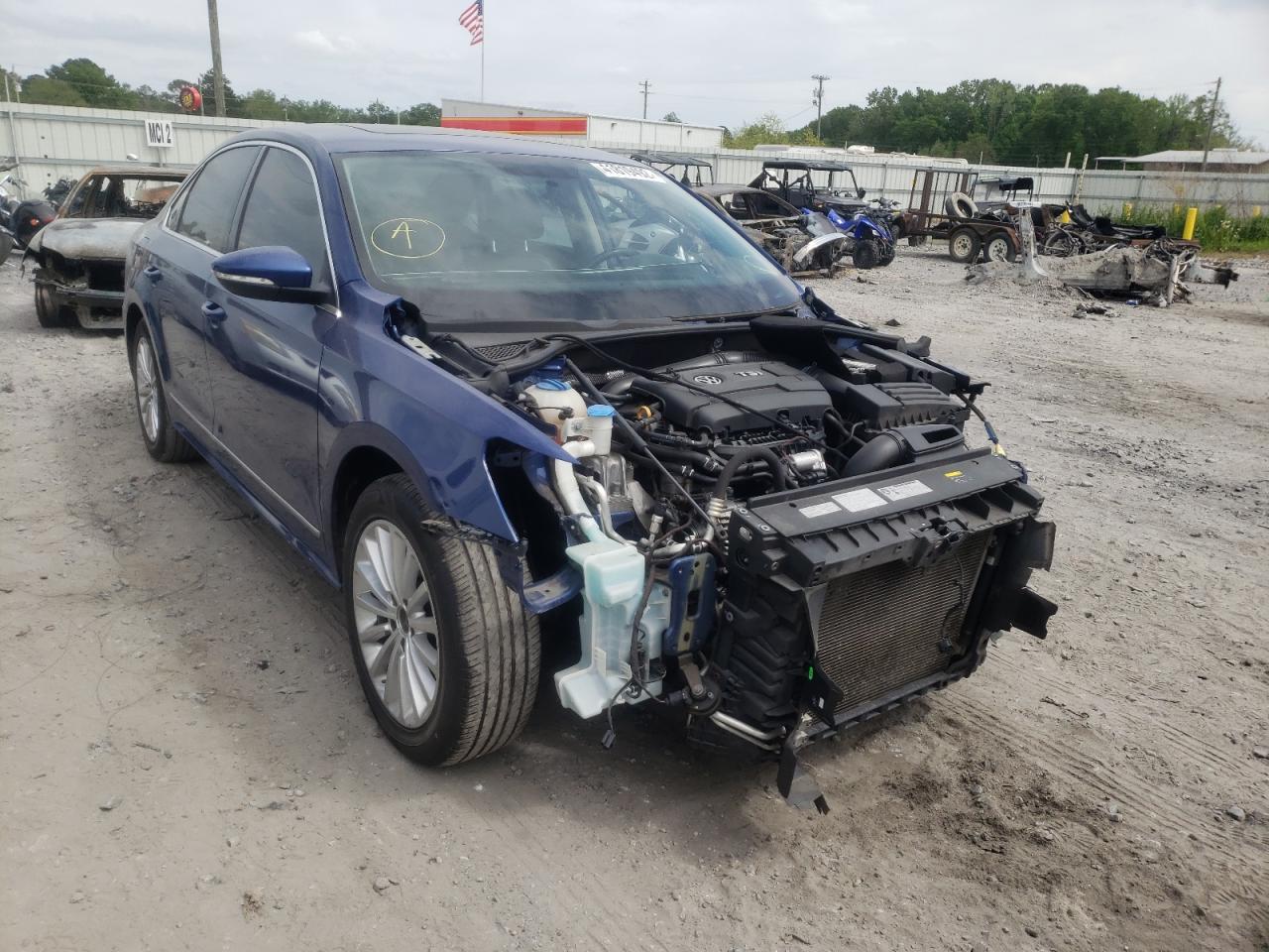 VOLKSWAGEN PASSAT SE 2016 with VIN 1VWBS7A31GC036726 - Photo from auction