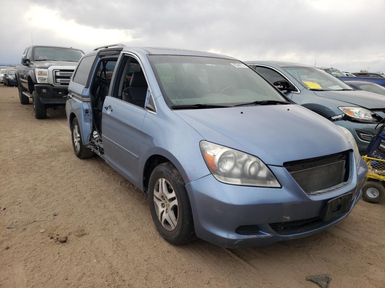 HONDA ODYSSEY EX 2007 with VIN 5FNRL38647B012561 - Photo from auction