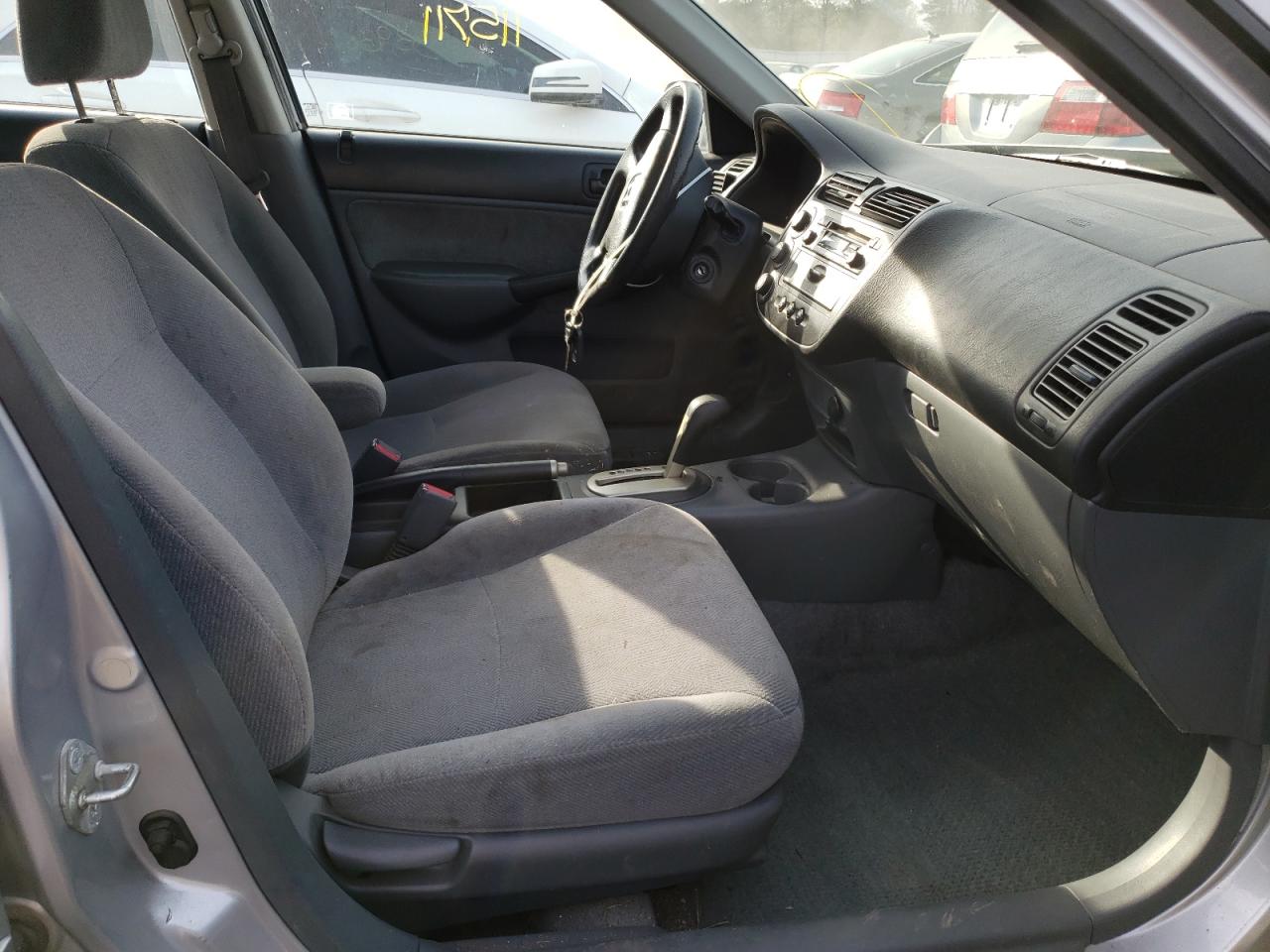 Photo 5 from auction – 2001 HONDA CIVIC EX with VIN 2HGES26761H527586
