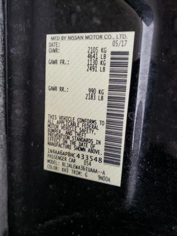 Photo 10 from auction – 2017 NISSAN MAXIMA 3.5 with VIN 1N4AA6AP8HC433548