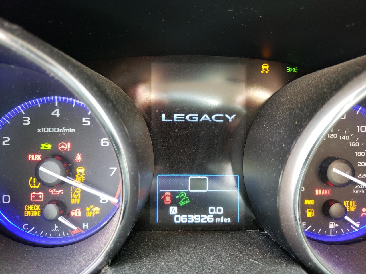 Photo 8 from auction – 2016 SUBARU OUTBACK 2. with VIN 4S4BSANC3G3300082