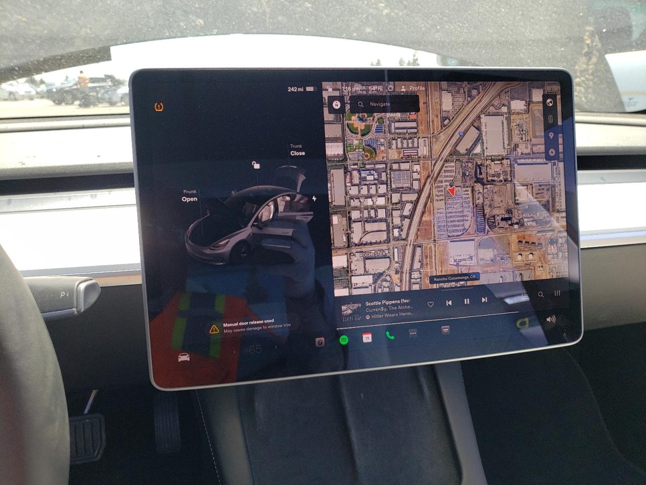 Photo 9 from auction – 2021 TESLA MODEL 3 with VIN 5YJ3E1EB0MF054677