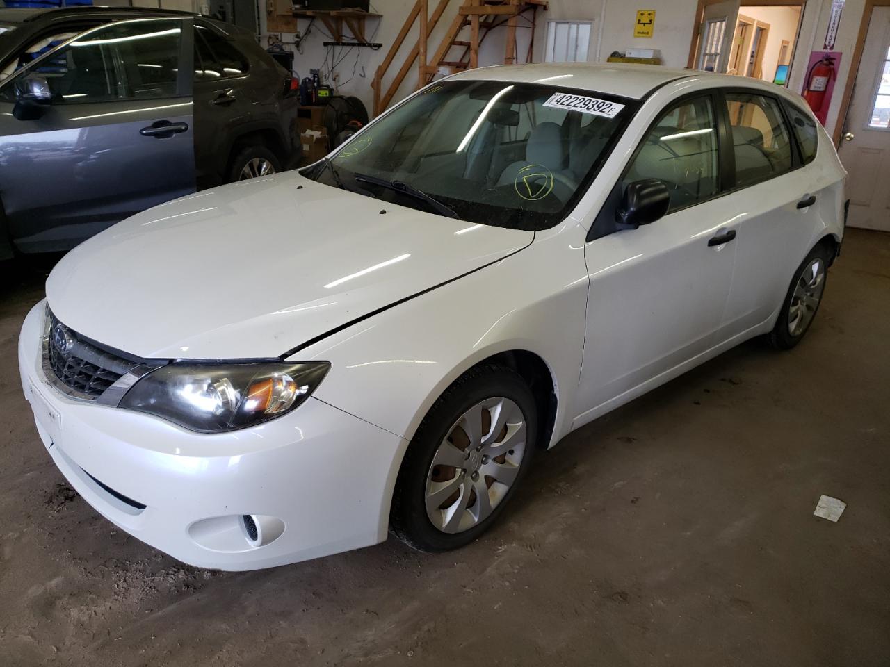 Photo 2 from auction – 2008 SUBARU IMPREZA with VIN JF1GH61638H817138