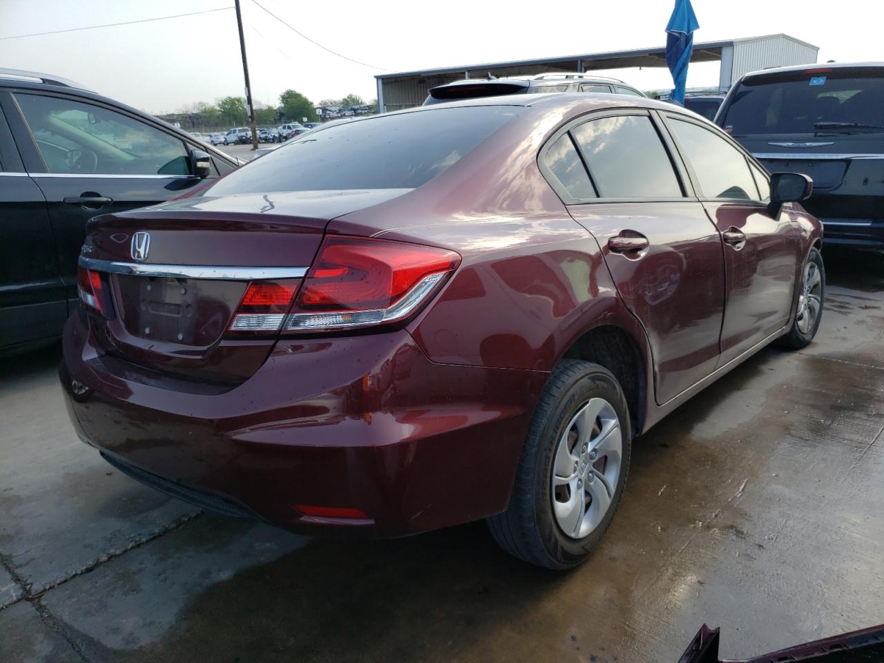 Photo 4 from auction – 2014 HONDA CIVIC LX with VIN 19XFB2F53EE003783