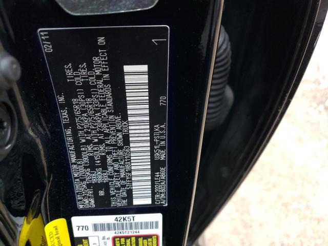 Photo 10 from auction – 2011 TOYOTA TUNDRA with VIN 5TFFY5F18BX110563