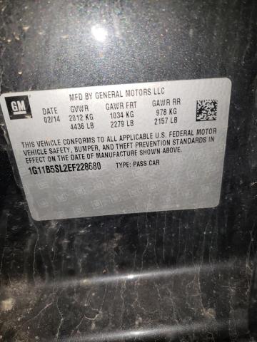 Photo 10 from auction – 2014 CHEVROLET MALIBU LS with VIN 1G11B5SL2EF228680
