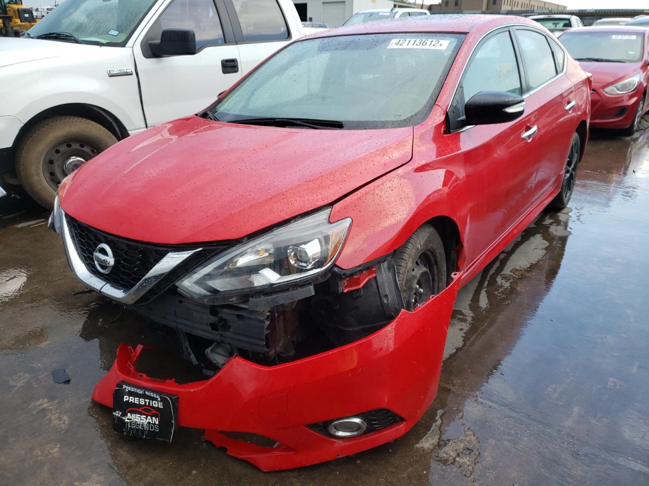 Photo 2 from auction – 2017 NISSAN SENTRA SR with VIN 3N1CB7AP6HY266252