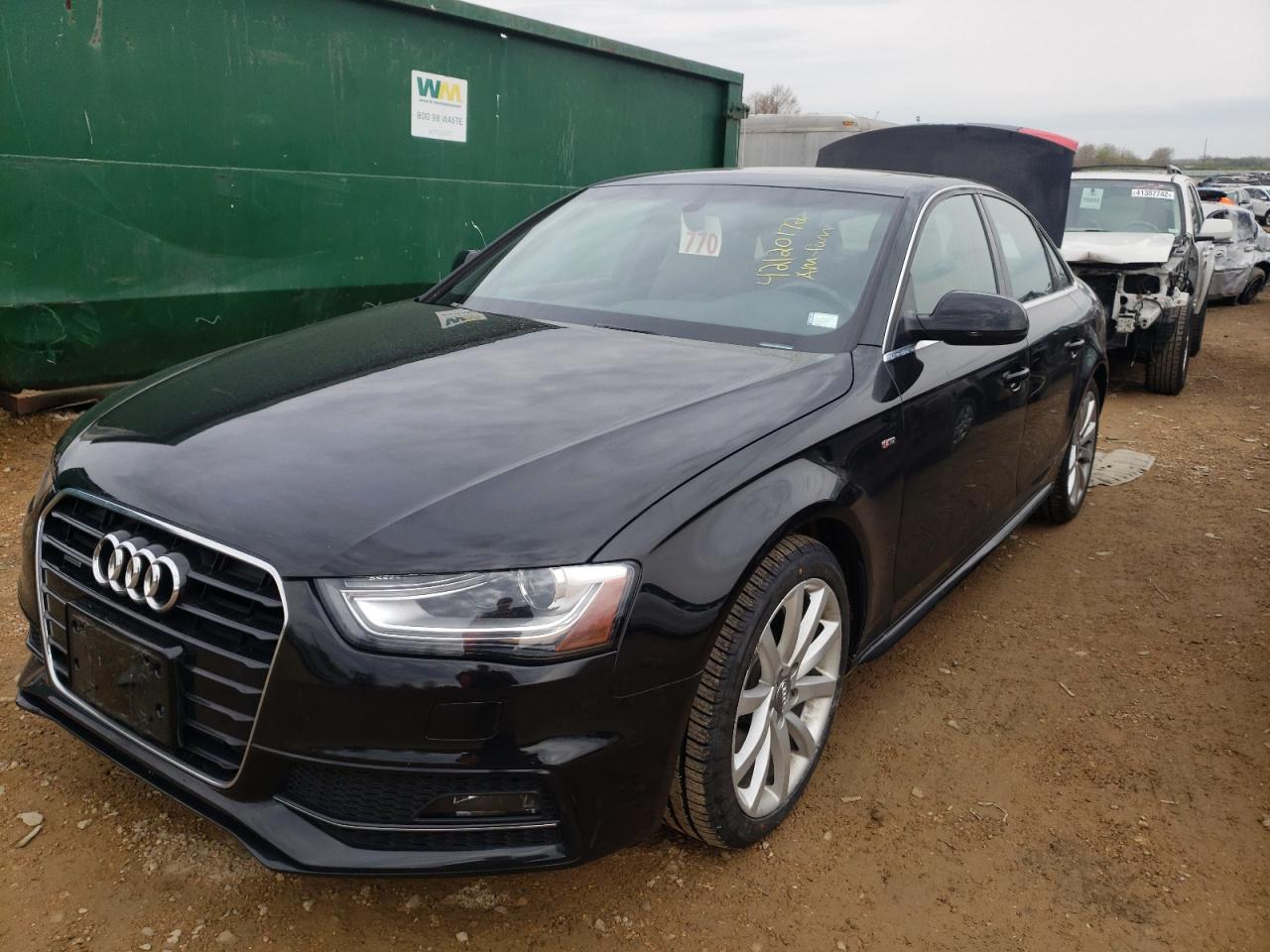 Photo 2 from auction – 2014 AUDI A4 PREMIUM with VIN WAUBFAFL2EN016397