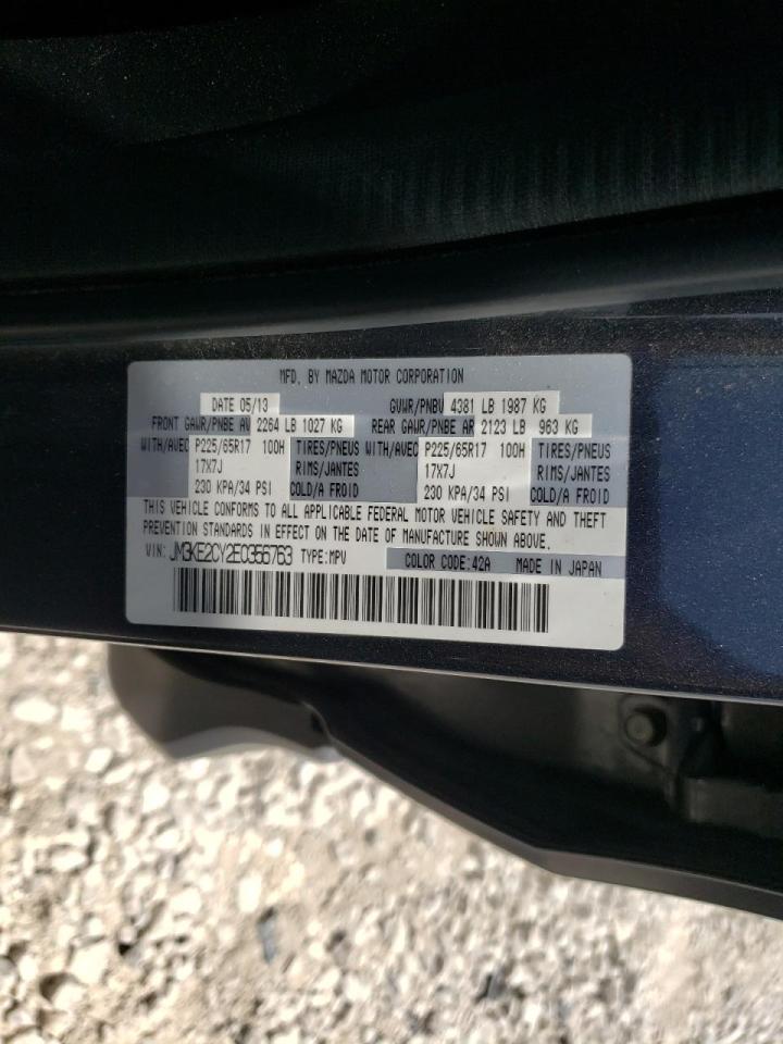 Photo 10 from auction – 2014 MAZDA CX-5 TOURI with VIN JM3KE2CY2E0356763