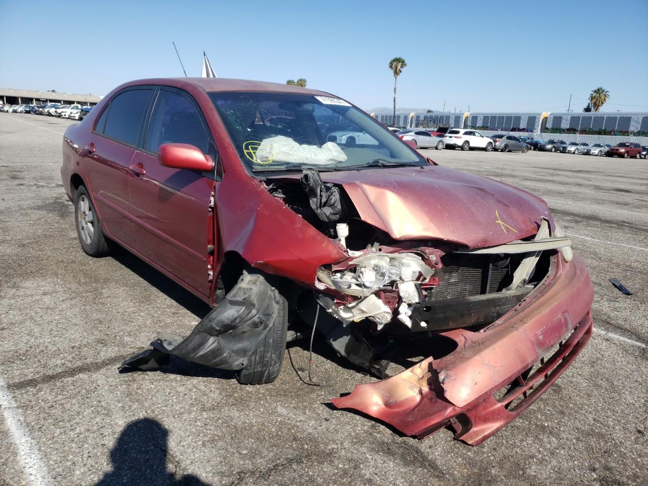 TOYOTA COROLLA CE 2004 with VIN 1NXBR32E64Z294765 - Photo from auction