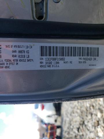 Photo 10 from auction – 2015 DODGE DART SXT with VIN 1C3CDFBB8FD150852