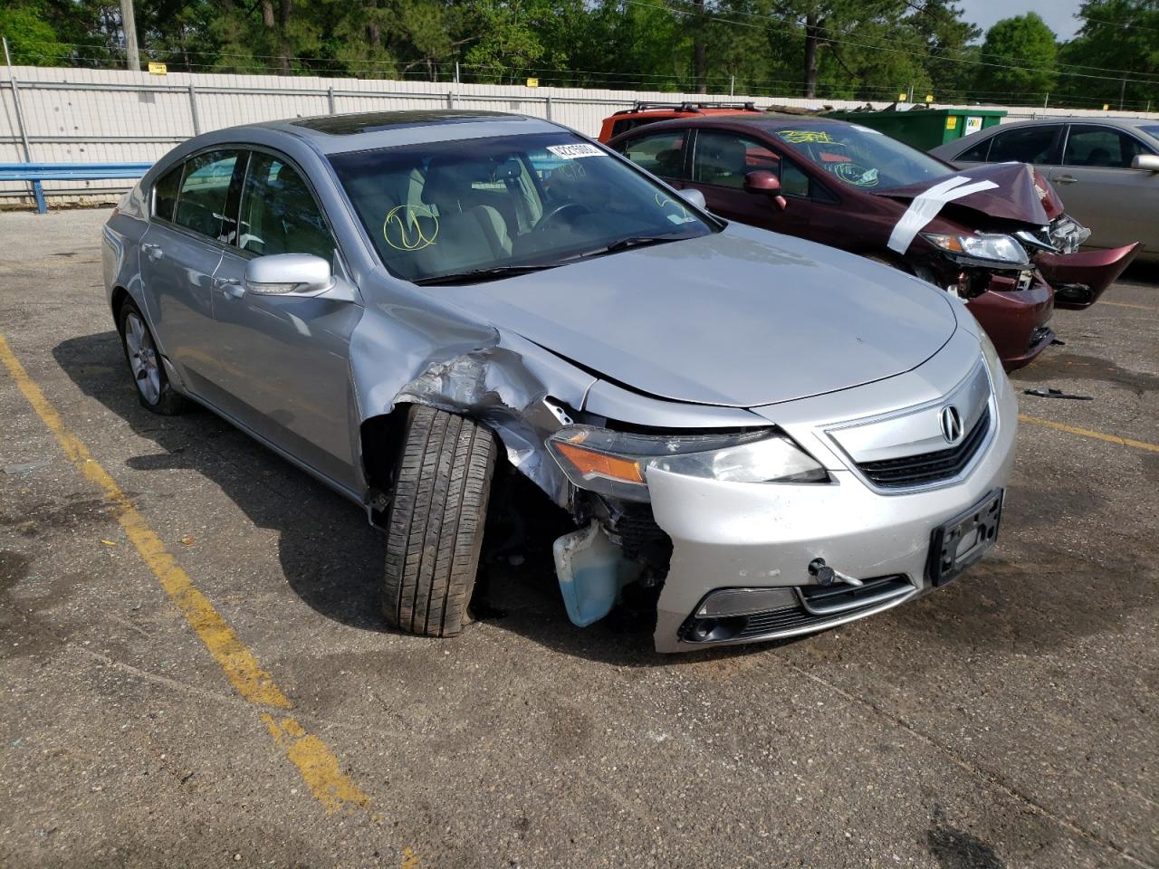 ACURA TL 2013 with VIN 19UUA8F21DA012181 - Photo from auction