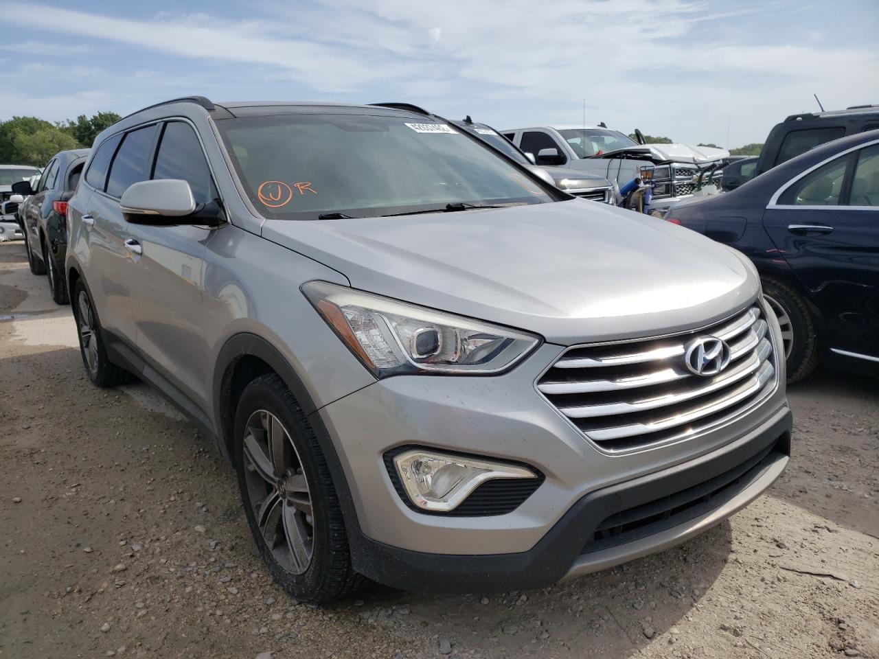 HYUNDAI SANTA FE G 2014 with VIN KM8SRDHF2EU038193 - Photo from auction