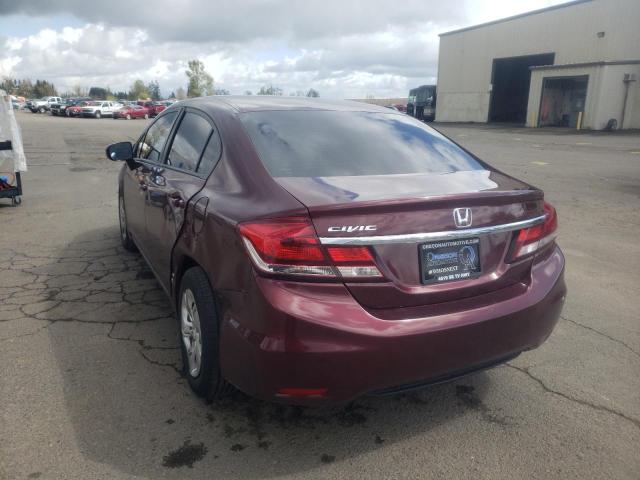 Photo 3 from auction – 2015 HONDA CIVIC LX with VIN 19XFB2F50FE263611
