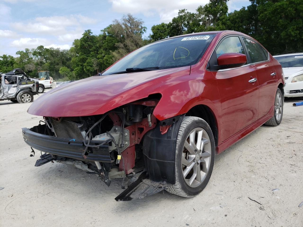 Photo 2 from auction – 2014 NISSAN SENTRA S with VIN 3N1AB7AP7EL630937