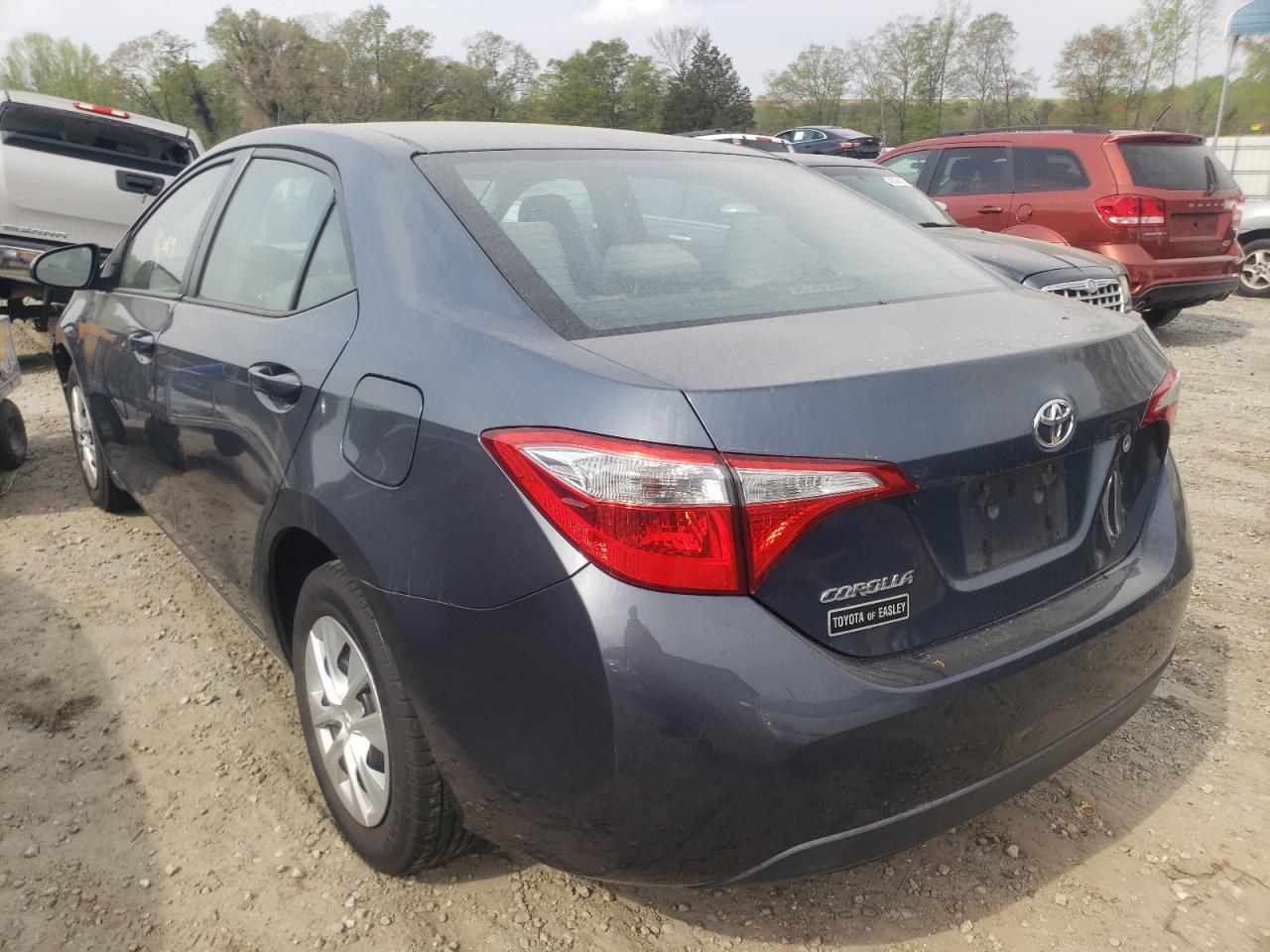 Photo 3 from auction – 2014 TOYOTA COROLLA L with VIN 2T1BURHEXEC014650