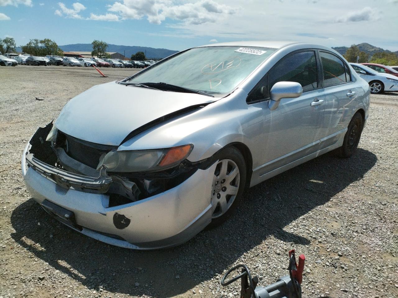 Photo 2 from auction – 2008 HONDA CIVIC LX with VIN 2HGFA16558H356064
