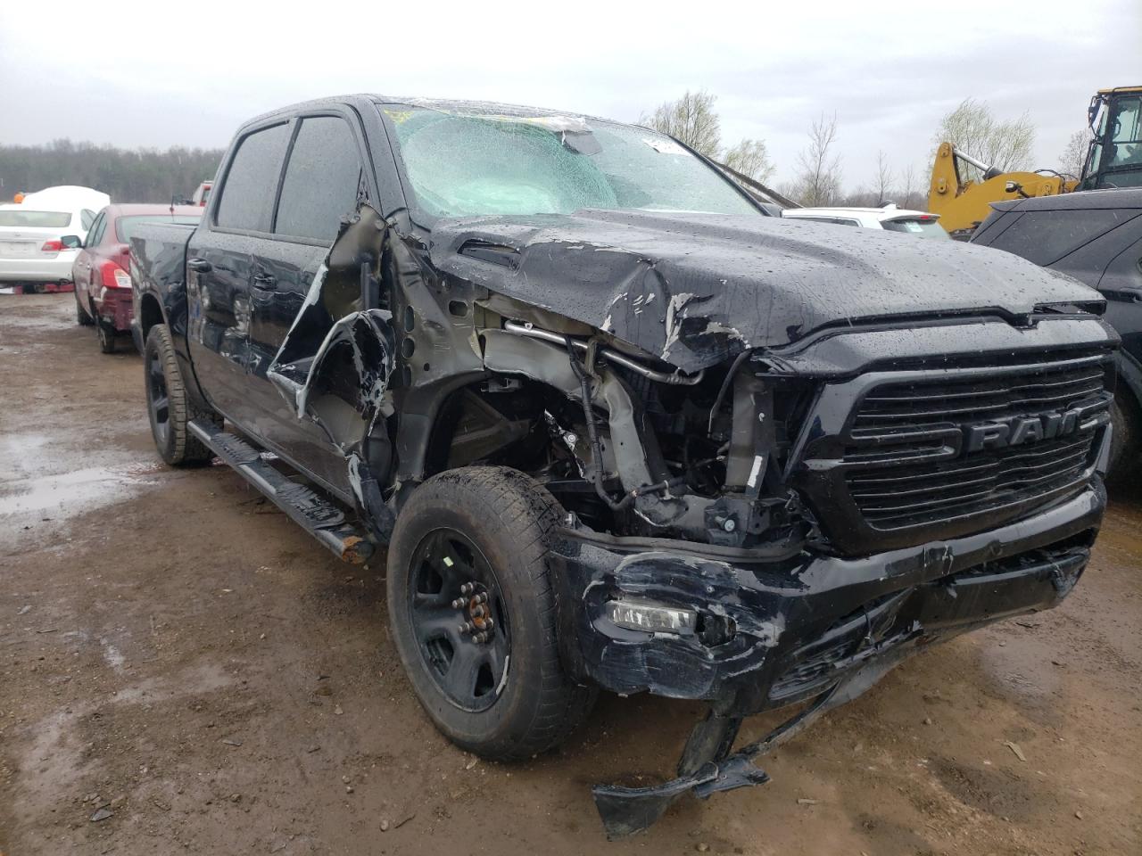 RAM 1500 BIG H 2019 with VIN 1C6SRFFT6KN693642 - Photo from auction