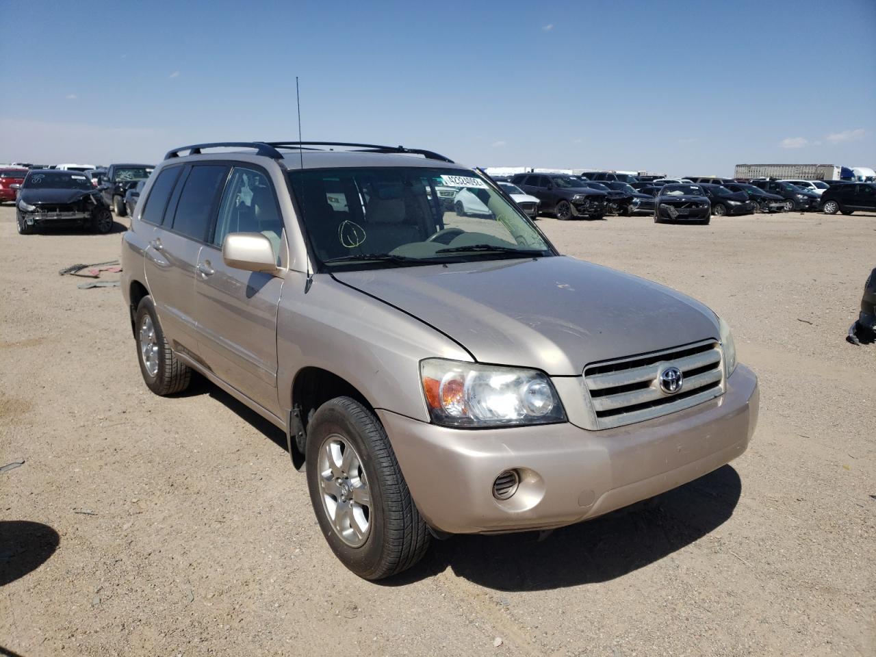 TOYOTA HIGHLANDER 2005 with VIN JTEEP21A650120361 - Photo from auction