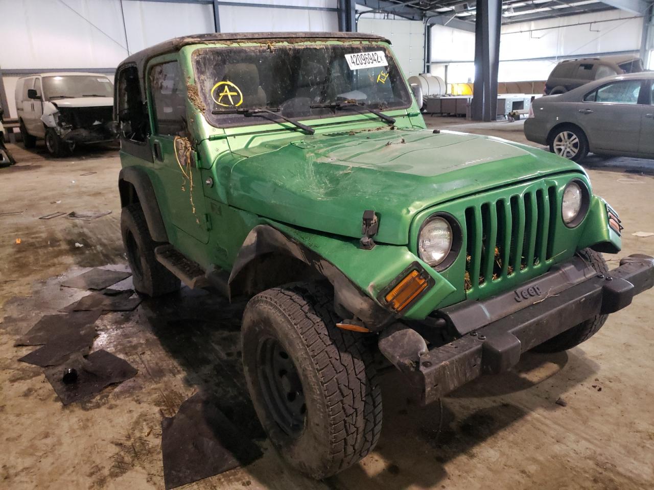 JEEP WRANGLER X 2004 with VIN 1J4FA39S94P702788 - Photo from auction