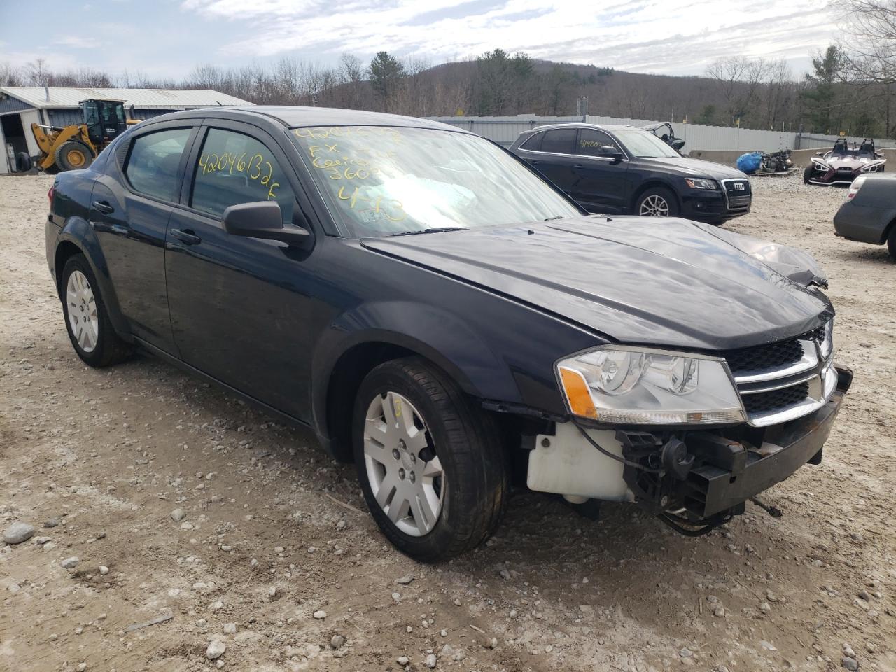 DODGE AVENGER SE 2014 with VIN 1C3CDZAB6EN227374 - Photo from auction