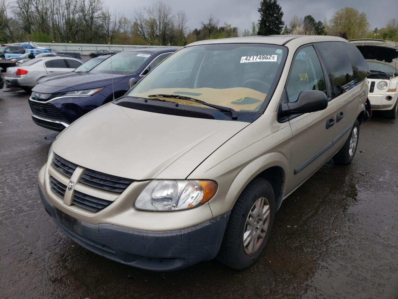 Photo 2 from auction – 2007 DODGE CARAVAN SE with VIN 1D4GP25B77B107189
