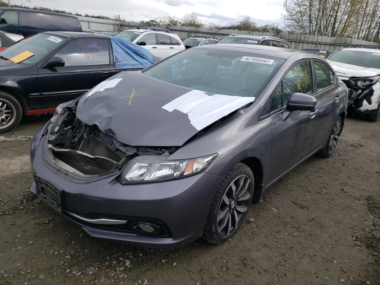 Photo 2 from auction – 2015 HONDA CIVIC EXL with VIN 2HGFB2F9XFH520797