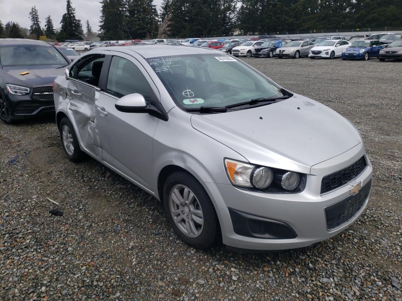 CHEVROLET SONIC LT 2015 with VIN 1G1JC5SH2F4214185 - Photo from auction