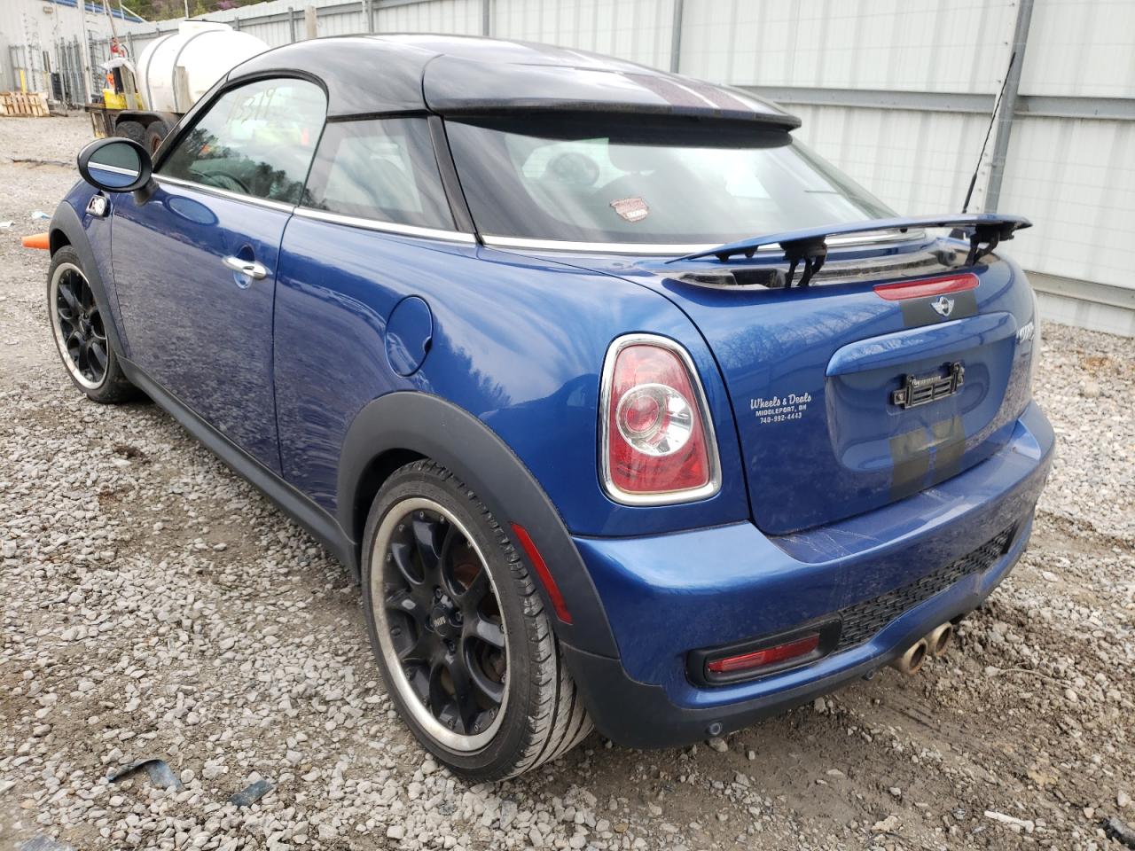 Photo 3 from auction – 2012 MINI COOPER COU with VIN WMWSX3C57CT408217