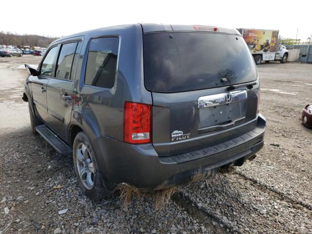Photo 3 from auction – 2012 HONDA PILOT EXL with VIN 5FNYF3H54CB037416