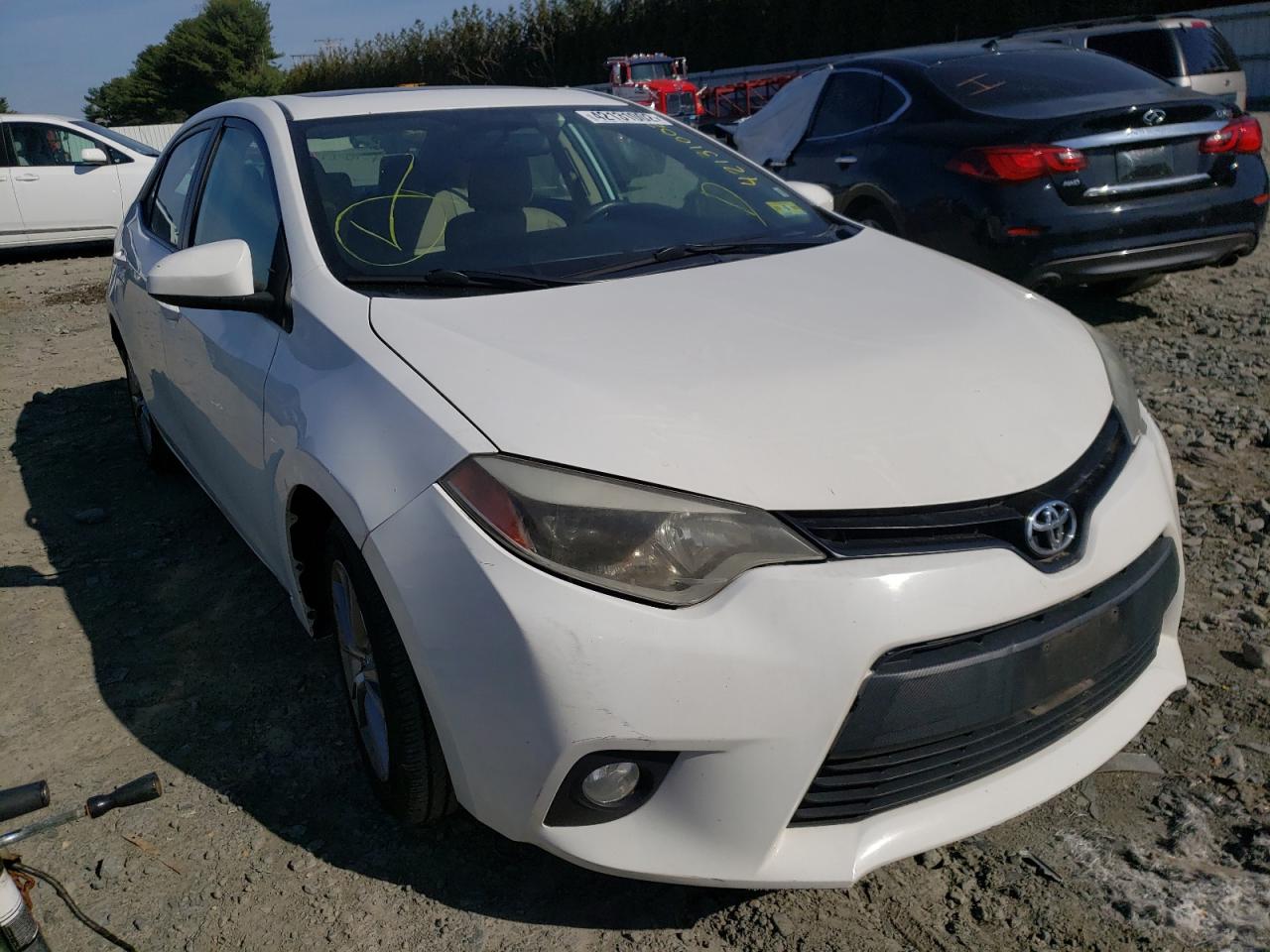 TOYOTA COROLLA L 2014 with VIN 2T1BURHE3EC103816 - Photo from auction