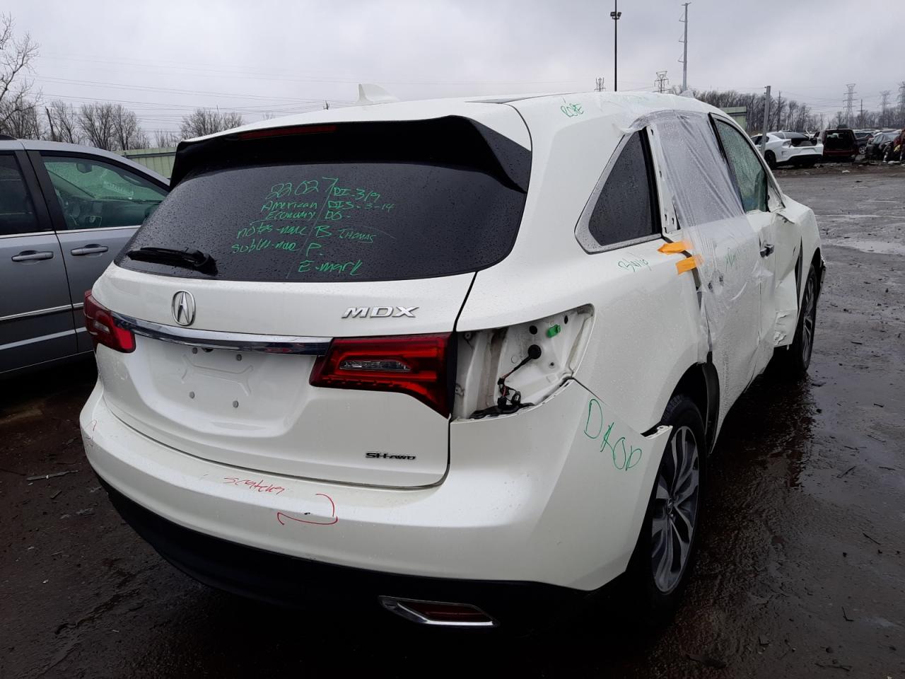 صورة رقم 16 من المزاد - 2016 ACURA MDX TECHNO مع VIN 5FRYD4H41GB044640