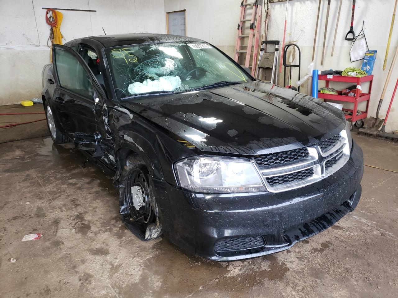 DODGE AVENGER SE 2012 with VIN 1C3CDZAG8CN258960 - Photo from auction