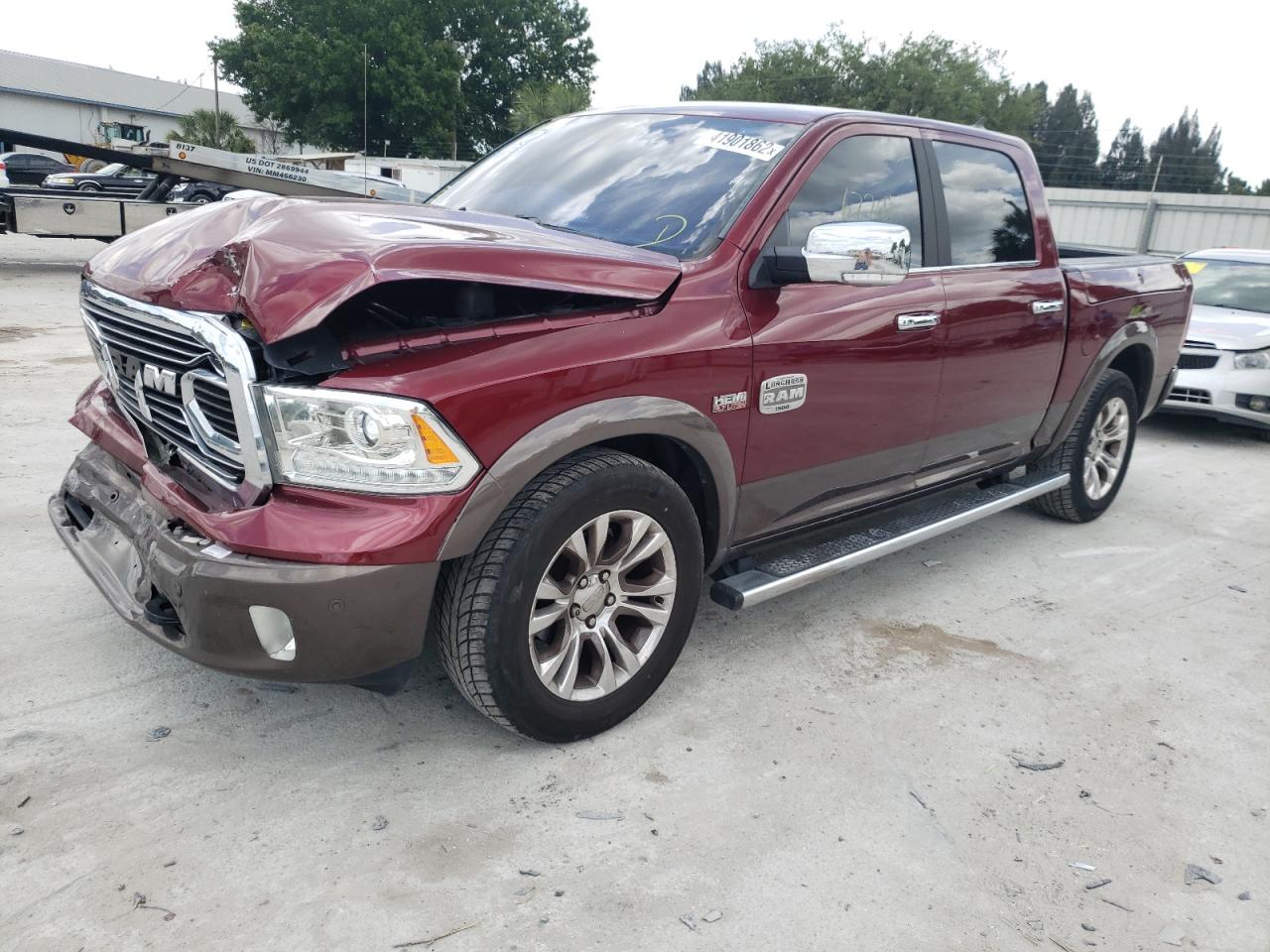 Photo 2 from auction – 2018 RAM 1500 LONGH with VIN 1C6RR6PT8JS141654