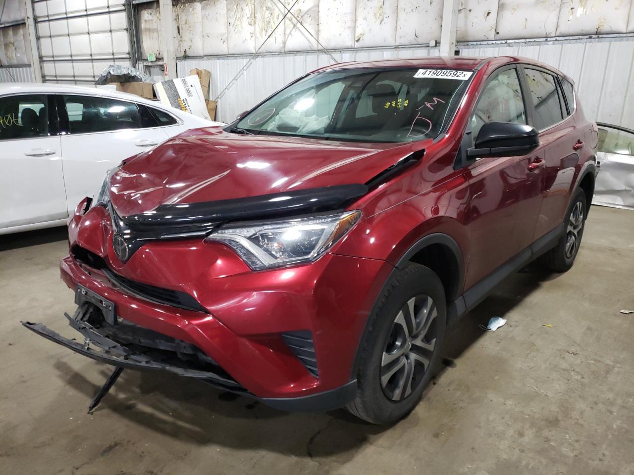 Photo 2 from auction – 2018 TOYOTA RAV4 LE with VIN 2T3ZFREV3JW453136
