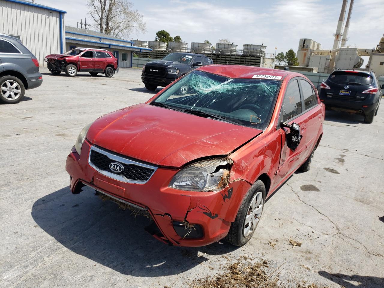Photo 9 from auction – 2011 KIA RIO BASE with VIN KNADH4A37B6869444