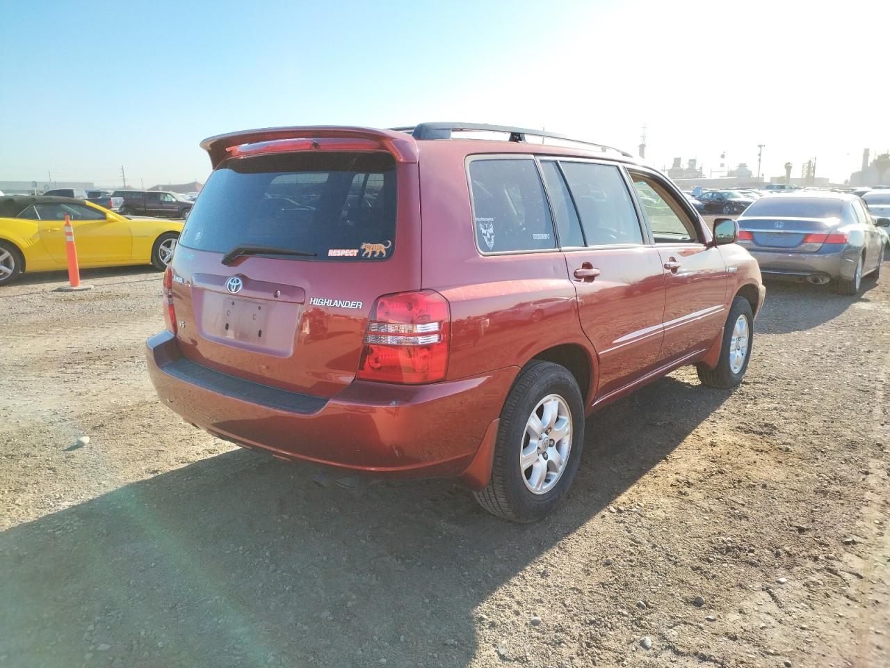 Photo 4 from auction – 2003 TOYOTA HIGHLANDER with VIN JTEGF21A930074517