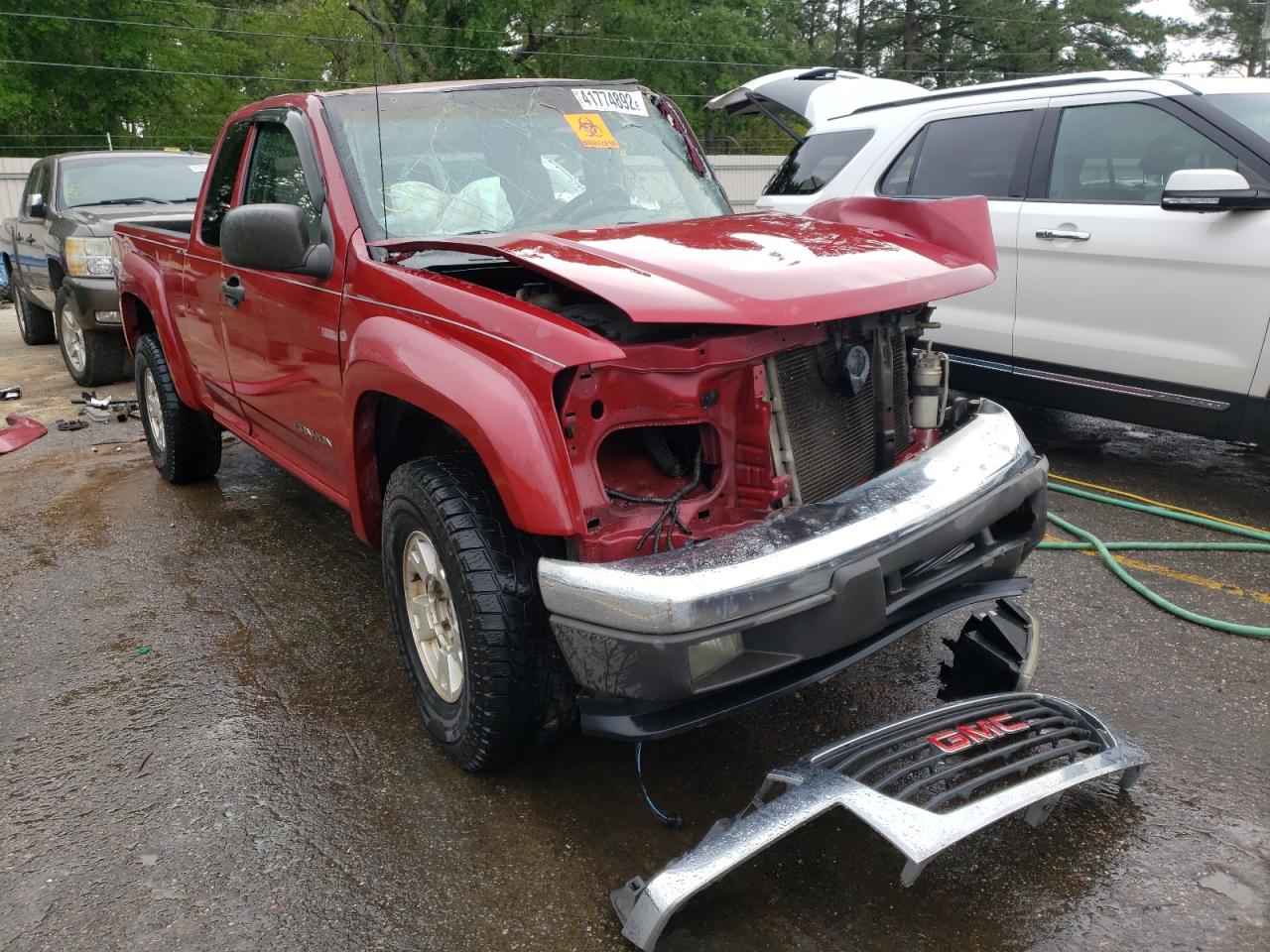GMC CANYON 2004 with VIN 1GTDS196748123696 - Photo from auction